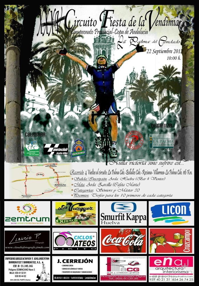 Imagen Circuito ciclista de la Vendimia y Ruta BTT volverán a poner La Palma sobre ruedas.