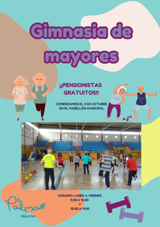 GIMNASIA PARA MAYORES, INICIO DE CLASES