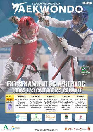 Imagen ENTRENAMIENTOS ABIERTOS DE LA FEDERACIÓN ANDALUZA DE TAEKWONDO