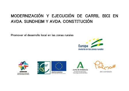 Imagen MODERNIZACIÓN Y EJECUCIÓN DE CARRIL BICI EN AVDA. SUNDHEIM Y AVDA. CONSTITUCIÓN
