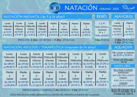 Imagen ABIERTA INSCRIPCIÓN CAMPAÑA DE NATACIÓN VERANO 2025